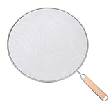 Edelstahl-Ölspritzschutz, Bratpfannen-Gitterschutz, Küchen-Kochgriff Hühnerauslauf Kaufen (White, One Size)