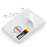 Dreamzie - Molton Matratzenschoner 140x200cm Baumwolle 300 GSM - mit 4 Eckgummis