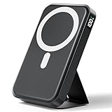 Powerbank für Magsafe, Magnetische Power Bank 12000mAh, PD 22.5W Schnellladung Kabellose Powerbank mit USB-C-Eingänge＆Ausgang und LED-Display für iPhone 16/15/14/13/12/Pro/Pro Max Serie.