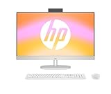 HP All-in-One Desktop-PC, 27' FHD Display, AMD Ryzen 5 7520U, 16 GB DDR5 RAM, 1 TB SSD, AMD Radeon-Grafikeinheit, Windows 11 Home, QWERTZ, Weiß, [Exklusiv bei Amazon]