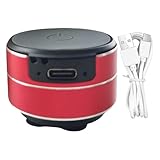 Jeruytgh Buzzgo Lautsprecher, Knochenvibrations-Lautsprecher, kompaktes Audio-Gadget, Stereo-Klangqualität, wasserdichtes Design, 3,9 x 3,8 x 2,8 cm, Grau, Schlafzimmer & Outdoor-Hören