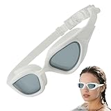 Iouyjiu Schwimmbrille, UV-Schutz, breite Sicht, wasserdichte Ausrüstung für Schwimmbad, Tauchen, Training mit der Familie oder mit Freunden