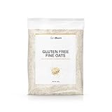 GymBeam Glutenfreie Haferflocken - Glutenfreier Hafer, fein gemahlen, hochwertig, reich an komplexen Kohlenhydraten & Ballaststoffen, Eiweißquelle, für Porridge, Desserts, Soßen & Suppen, vegan