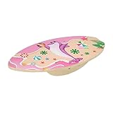 VANZACK Balance Board aus Multifunktionales Balancierbrett für Drinnen Rutschfestes für Gleichgewichtstraining und Motorische Entwicklung für Kleinkinder und Vorschulkinder Rosa