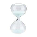 15 Minuten Sanduhr, Zylinderform, Sanduhr, Desktop-Ornament, Timer Zum Kochen, Lesen, Sport, Liebhaber, Freunde, Familien, Glasmaterial