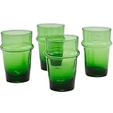 Cappuccino Kaffee Gläser Set – Espresso Macchiato Dessert Teegläser Tee | 4er-Pack Grün