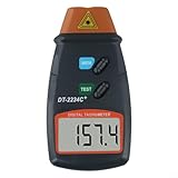 Berührungsloser digitaler Tachometer DT2234 C+ Mini-Tachometer mit 18 mm LCD-Display, automatischer Bereichswahl und Drehzahlmessung