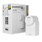 Nuki Smart Lock (4. Generation), smartes Türschloss mit Matter für schlüssellosen Zutritt ohne Umbau, elektronisches Türschloss Macht das Smartphone zum Schlüssel, weiß