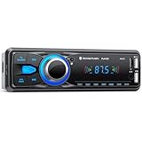 Autoradio Bluetooth, Chismos Auto Radio Bluetooth Radio 1Din Autoradio mit Bluetooth FM Autoradio mit AUX/2 USB/SD Karte/MP3-Player Fernbedienung, Unterstützung für iOS/Android