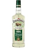 ZUBROWKA BISON GRASS (1 x 700 ml),polnischer Vodka mit der Kraft des Bisons, hell-olivgrüner Polens meistverkaufter Vodka mit Bisongras-Essenz, 37,5 % Alk.