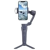 Desikixudy F12 3-Achsen-Handheld-Gimbal-Smartphone-Stabilisator, Handy-Selfie-Stick für Handy, Vlog, Anti-Shake-Videoaufnahmen