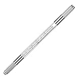 Homoyoyo 1Stück Microblading Stift für Augenbrauen Multifunktionaler Tätowierstift für Präzise Augenbrauen für Schönheitssalons und Profis Weißer Acryl Pen mit Doppeltem Kopf
