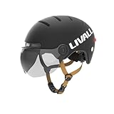 LIVAL L23_Smarter City-Helm mit Visier in schwarz_M_54-58 cm