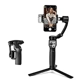 STRBDYI Stabilisator für Smartphone – 3 Achsen Gimbal Stabilisator, magnetischer AI-Tracker, abnehmbares Stativ, zusammenklappbares Gimbal für Live Streaming, Vlog (F11-1P)