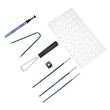 Operitacx 1 Satz Mechanisches Tastatur Werkzeugset Teiliges Kit mit Keycap Puller Bürste für Reparatur von Gaming Tastaturen