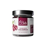 DHALA Sauerkirsch Balsamico Chutney für Feinschmecker, Dip oder Sauce für schnelle Hauptgerichte und Desserts, veganer Brotaufstrich, süß-sauer (200 Gramm)