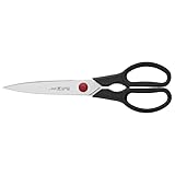 ZWILLING Twin L Vielzweckschere, Universalschere, Länge: 23 cm, Rostfreier Spezialstahl/Kunststoff, Schwarz [Made in Germany]