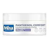 Mixa Hautberuhigende Creme für Gesicht, Körper und Hände, Bei trockener, zu Neurodermitis neigender Haut, Wundheilcreme gegen Rötungen und Juckreiz, Panthenol Comfort, 150 ml