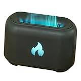 Generic 3D Flame Desk Luftbefeuchterluftdiffusoren für das Haus - Flammenöl -Diffusor, Flammenbefeuchter - Cool Mist 150 ml, Aromatherapie -Maschine mit USB -Antrieb