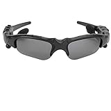 VBESTLIFE Drahtlose Bluetooth-Sonnenbrille, Intelligent 5.0 Bluetooth Polarized Glasses Sportfahrbrille mit Stereo-Ohrhörern(Schwarz)
