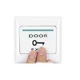 Automatischer Toröffner-Bausatz, White Switch Exit-Taste Switch/Access Switch/Access Control System Kit Silberlegierungsrelaisschalter for Tür