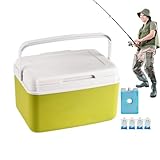 Isolierte tragbare Kühltasche | Weiches, isoliertes auslaufsicheres Rolling | Cooler tragbar mit Griff | 15 Liter Camping-Getränkegetränk für den Außenbereich P