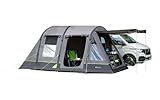 BERGER Morena Air Busvorzelt | Camping Autozelt mit Stehhöhe | Wohnmobil Vorzelt für zusätzlichen Wohnraum, aufblasbar mit eingenähtem Boden | Rahmenlose Konstruktion, Anbauhöhe 180–220 cm