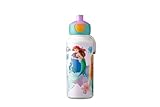 Mepal - Trinkflasche Pop-up Campus - Wasserflasche - Auslaufsichere Flasche für die Schule - Wiederverwendbar - BPA-frei & Spülmaschinenfest - 400 ml - Disney Princess
