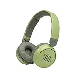 JBL Jr310 BT On-Ear Kinder-Kopfhörer in Grün – Kabellose Bluetooth-Ohrhörer mit Headset und Fernbedienung – Ideal für Schule und Freizeit