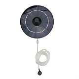 Solar Teichbelüfter Sauerstoff Kunststoff Teich Sauerstoff Schwimmende Pumpe mit Blasensteinen für Outdoor Garten Fisch Tank Gesunder Wasserorganismus
