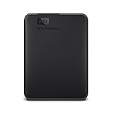 WD Elements Portable externe Festplatte 5 TB (mobiler Speicher, USB 3.0-Schnittstelle, Plug-and-Play, für Windows formatiert) Schwarz