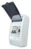 RoadEu Leitungsschutzschalter, Stromverteiler mit Fehlerstromschutzschalter 40A 2P typ A/AC und LS C16A C10A. Sicherungskasten 230V