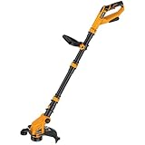 Houselife Akku-Unkrautschneider Kompatibel mit Dewalt 20V Max Akku, 3-in-1 Unkrautvernichter/Rasentrimmer mit Auto Line Feed, 30,5 cm Elektrischer Unkrautfresser / Kantenschneider für Hofgarten (nur
