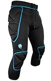 KEEPERsport Torwart Profi Unterziehhose gepolstert - Lange Protektionshose für Torhüter Underwear - Größe S-XXL - Farbe schwarz