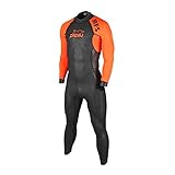 ZAOSU Herren MFS Neoprenanzug Triathlon | Wetsuit Freiwasserschwimmen, Farbe:orange, Größe:M