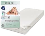 Allsana Allergiker Matratzenbezug 90x200x24 cm | Allergie Bettwäsche | Anti Milben Encasing | Milbenschutz für Hausstauballergiker | allergendichter Zwischenbezug für die Matratze | TÜV geprüft
