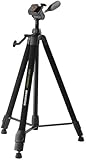 CULLMANN - 51391 - Primax 390 Dreibein-Kurbelstativ inkl. 3-Wege-Kopf mit Kamera-Schnellkupplung (1/4') - Auszugshöhe 169cm - Tragfähigkeit 3,5kg - Packmaß 70cm - Gewicht 1690g