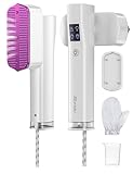 Sundu Steamer Reise Dampfglätter, Dampfbügeleisen für Kleidung, 2-in-1 Reisebügeleisen Steam iron, 15s schnelles Aufheizen Steamer dampfglätter, Tragbarer Dampfglätter mit LED Display, 4 Bügelmodi