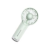 HIOPOIUYT Kleiner Ventilator, Reiseventilator, Schreibtisch-Ventilator, Schlafzimmerventilator, Büroventilator, Luftkühlung, Handventilator für Büro, Bibliothek und Klassenzimmer