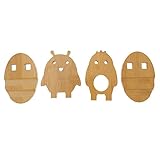 SHINEOFI 2Stücke Kreativer Holz Desktop Telefon Tablet Halter Robuste Unterstützung Für Smartphones Tablets Exquisites Design Für Schreibtisch Vielseitig