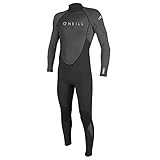 O'Neill Herren Reactor-2 3/2mm Back Zip Full Neoprenanzug, Black/Graphite, L