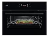 AEG NKK8N621B MealAssist Kompaktbackofen mit Mikrowelle Schwarz