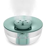 Rainpal Mini Air Luftbefeuchter, 20dB Super Leiser Kühler Nebel Luftbefeuchter für Babys, 1,2-Liter-USB-Luftbefeuchter mit Diffusor für ätherische Öle, Wasserloses Auto-Off(Green)