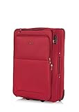 OCHNIK Großer Koffer | Softcase | Material: Nylon | Farbe: Rot | Größe: L | Maße: 74×46,5×31,5 cm | Fassungsvermögen: 108l | Hohe Qualität