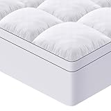 Autsel Matratzentopper 140x200cm, 1200gsm Ultraweich Matratzen Topper mit 4 Anti-Rutsch-Ecklaschen, Premium Matratzenauflage Hypoallergene, Maschinenwaschbar Microfaser Topper