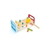 Hape E0506 - Regenbogen-Klopfbank