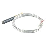 MeevrgR Gas Kamin Thermopile Ersatz 36 Zoll, 0-600°C Hochempfindlichkeit Pilot Generator Sensor für Propangasheizungen, Metall Temperatursonde
