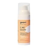 GOOVI C Me Glow Vitamin C Face Cream - Revitalisierende Gesichtscreme mit Hyaluronsäure - für strahlende, hydratisierte Haut - 50ml