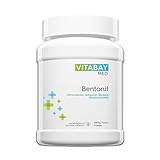 Vitabay Bentonit Pulver (1000 g) • Ultrafein • Bis zu 96% Montmorillonit • Tribomechanisch mikronisiert und aktiviert • Pharmaqualität