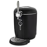 H.Koenig Bierzapfanlage BW1688 - Kompatibel mit allen 6L und 5L Universal-Druckfässern, Integrierte Kühlung, Temperatur einstellbar zwischen 3°C und 12°C, Schwarz